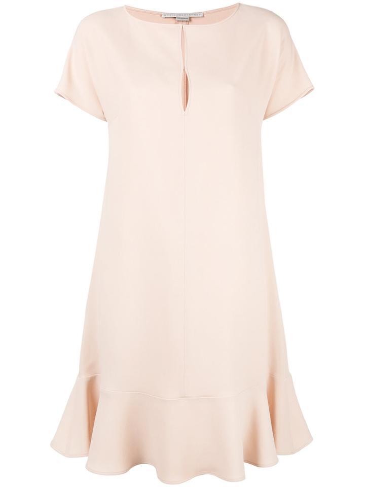 Stella Mccartney Godet Hem Dress, Women's, Size: 38, Pink/purple, Spandex/elastane/acetate/viscose/cotton
