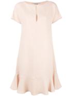 Stella Mccartney Godet Hem Dress, Women's, Size: 38, Pink/purple, Spandex/elastane/acetate/viscose/cotton