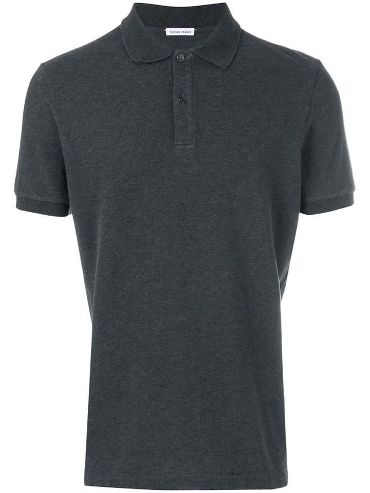 Tomas Maier Piquet Polo - Grey