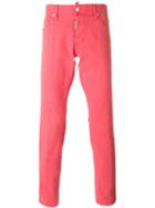 Dsquared2 Slim Jeans, Men's, Size: 46, Pink/purple, Cotton/spandex/elastane