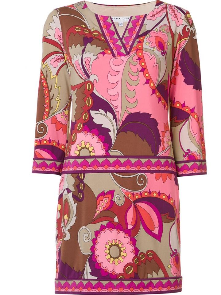 Trina Turk Abstract Print Short Dress