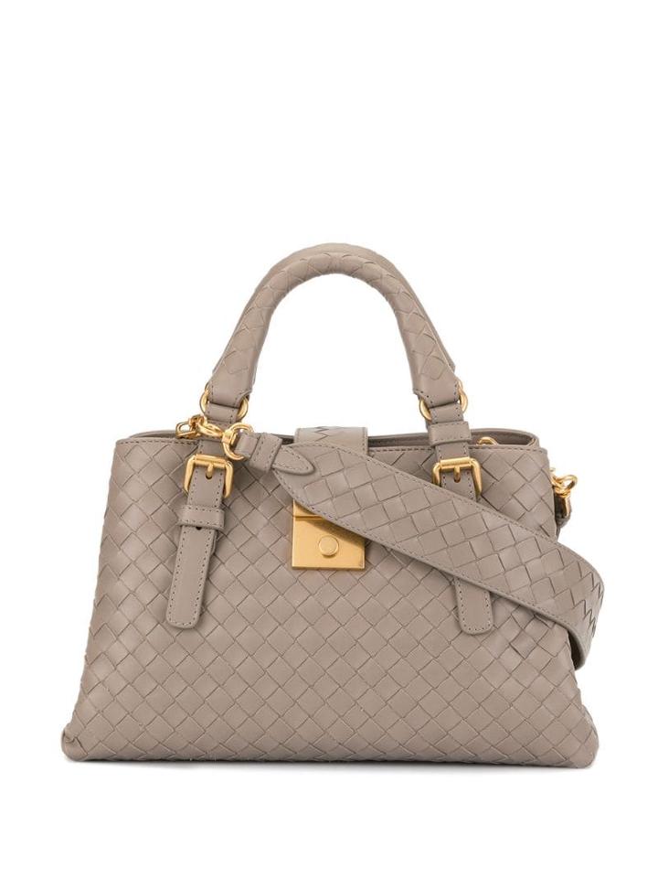 Bottega Veneta Small Roma Tote Bag - Grey
