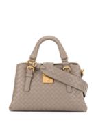 Bottega Veneta Small Roma Tote Bag - Grey