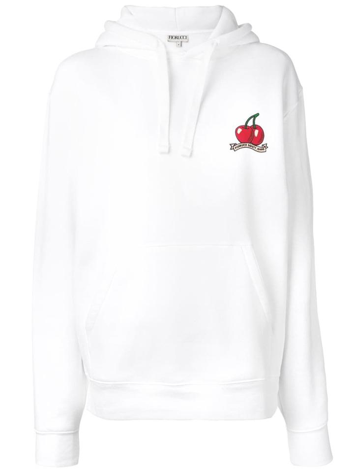 Fiorucci Logo Hoodie - White