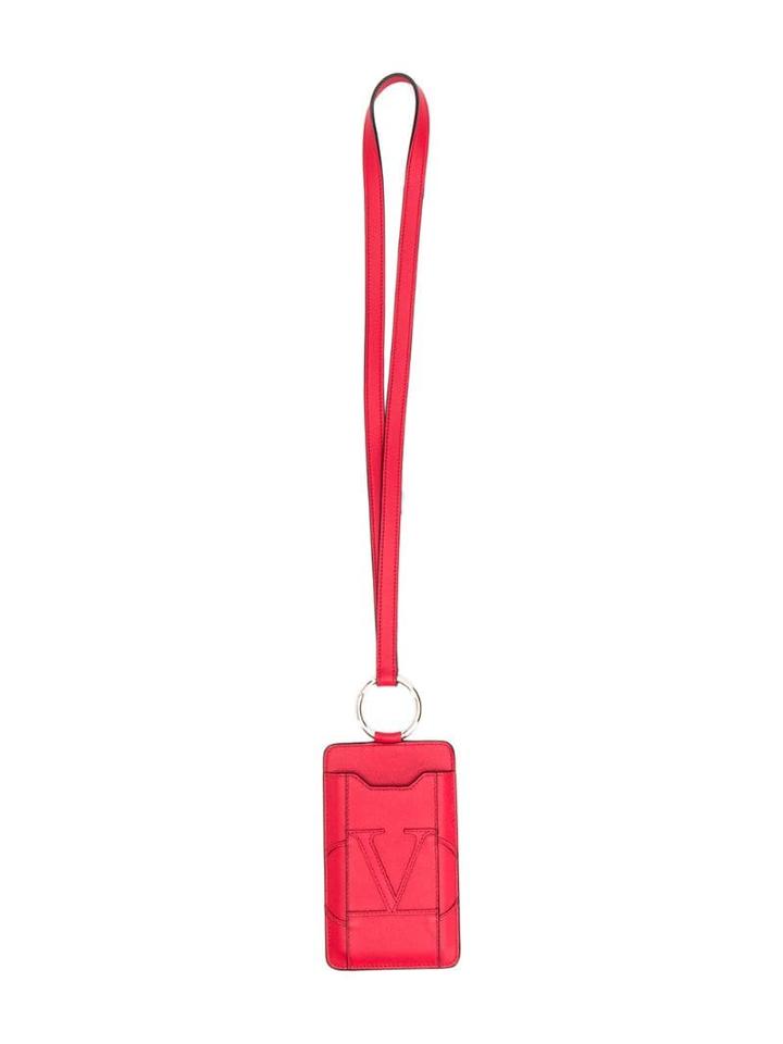 Valentino Valentino Garavani Vlogo Lanyard Cardholder - Red