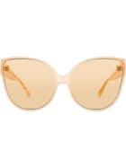 Linda Farrow 656 C4 Cat-eye Sunglasses - Pink & Purple