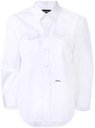 Chest Pocket Shirt - Women - Cotton - 42, White, Cotton, Dsquared2