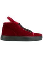 Minna Parikka Bunny Ear Hi-top Sneakers - Red
