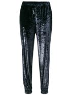 Philosophy Di Lorenzo Serafini Velvet Track Pants - Blue
