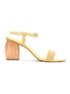 A.brand Sandalia Salto Oval - Amarelo Lemon - Yellow