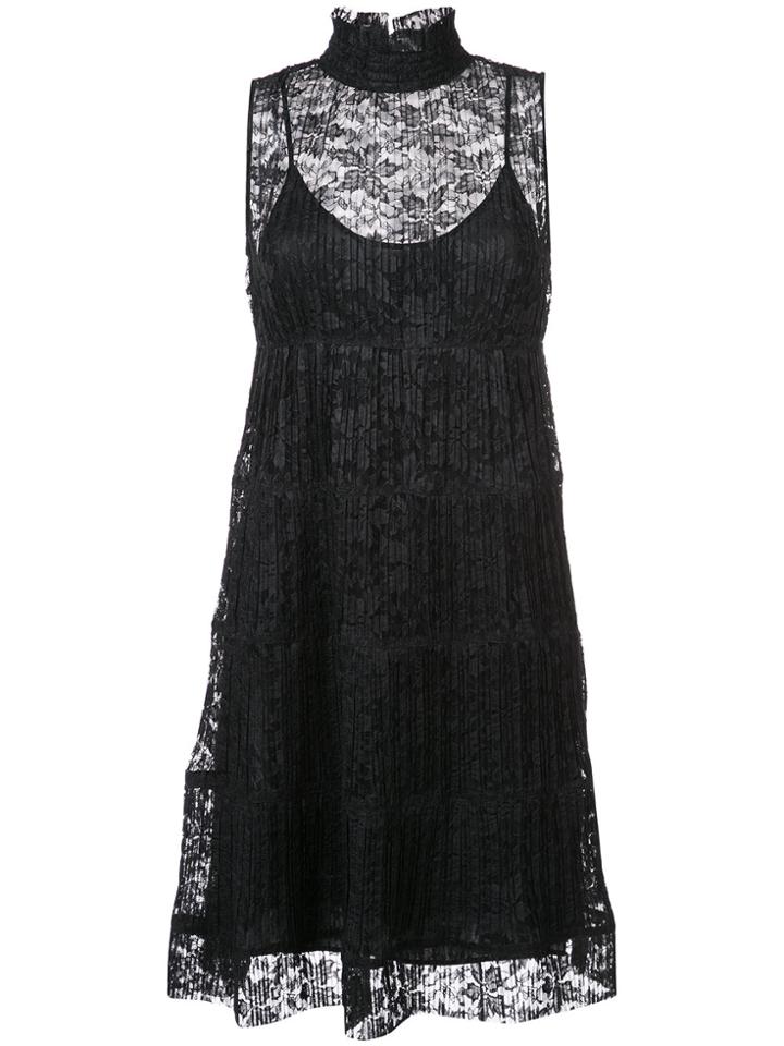 See By Chloé Victorian Collar Lace Dress - Black