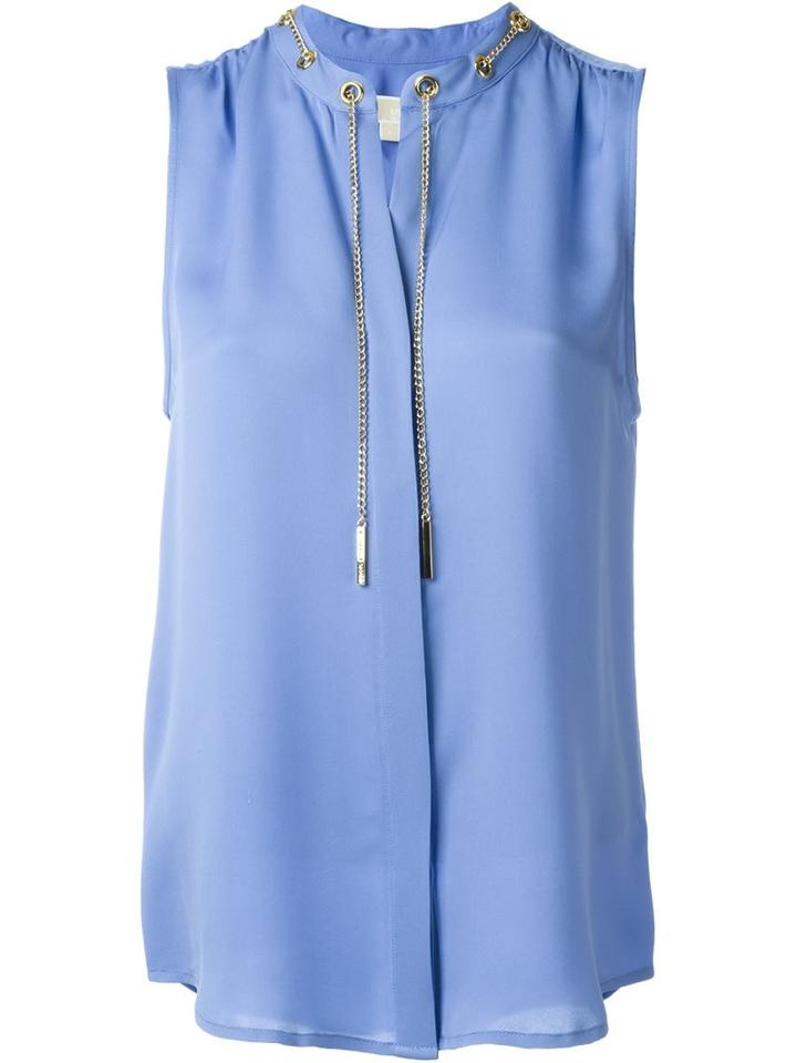 Michael Michael Kors Chain Detail Sleeveless Shirt