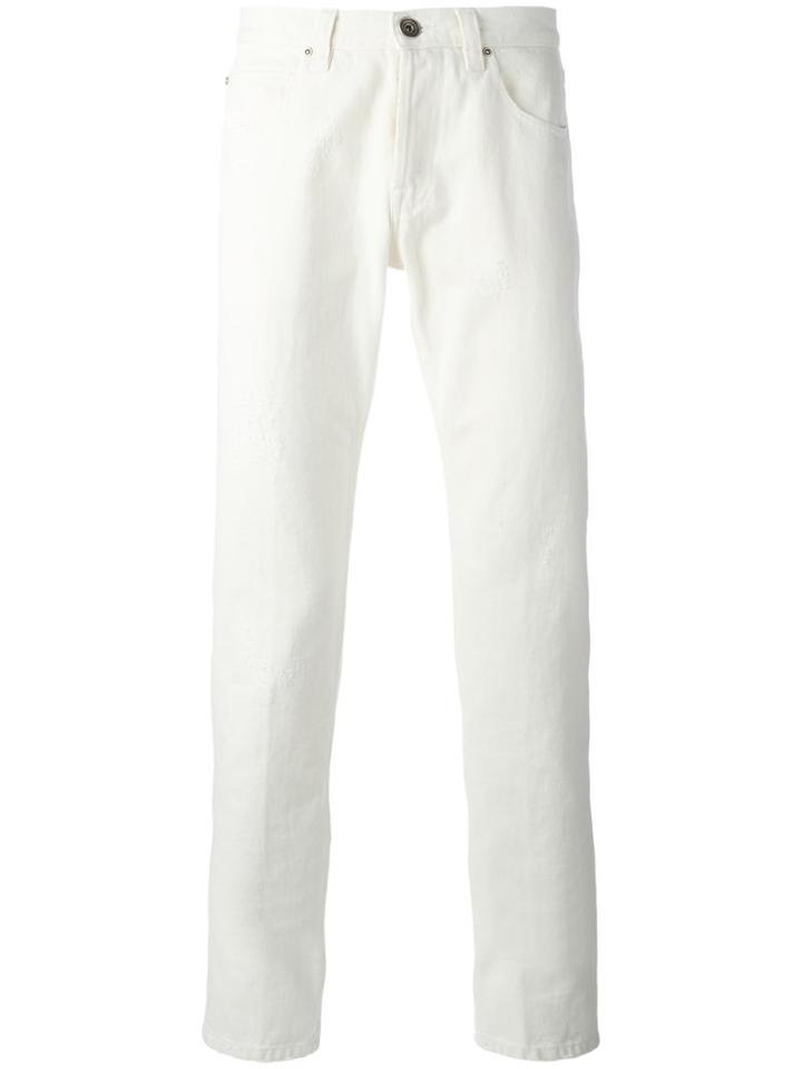 Eleventy Tapered Jeans, Men's, Size: 36, White, Cotton