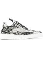 Filling Pieces Printed Sneajers - Black