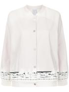 Chanel Vintage Glacial Horizon Print Bomber - Pink & Purple