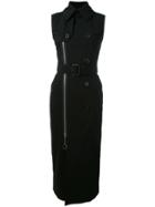 Givenchy Belted Trench Dress - Black
