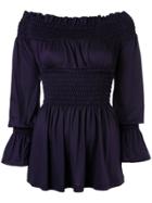 G.v.g.v. Off Shoulder Blouse - Pink & Purple