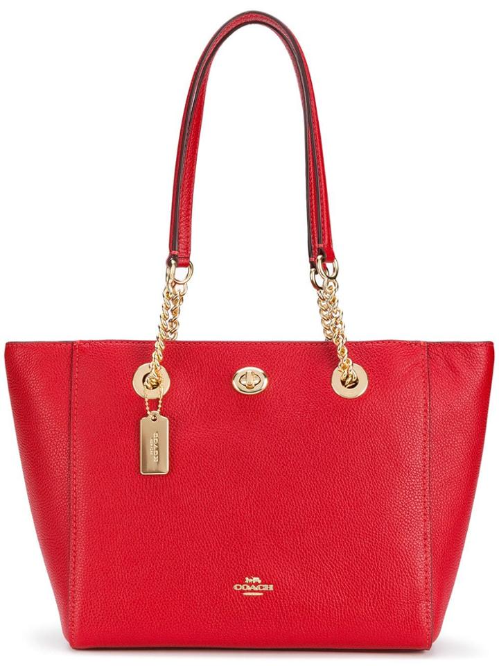 Coach Carryall Tote Bag - Red