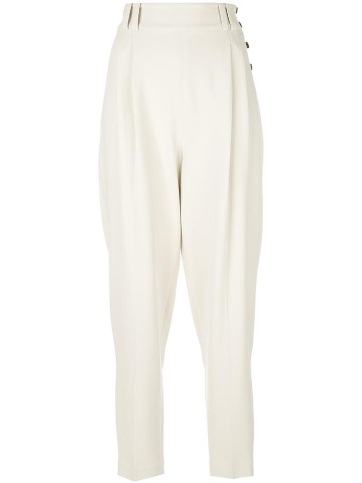3.1 Phillip Lim Side Button Detail Trousers - Nude & Neutrals