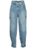 Rta High-rise Tapered Jeans - Blue