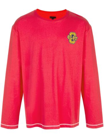 Clot Multi-patch Long-sleeved T-shirt - Red
