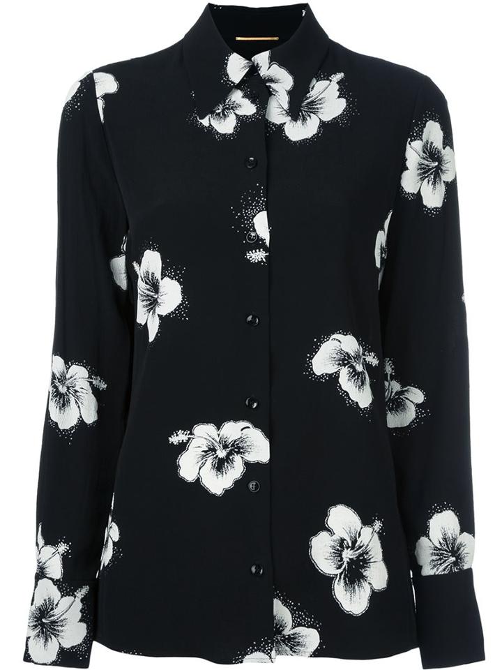 Saint Laurent Hibiscus Print Shirt