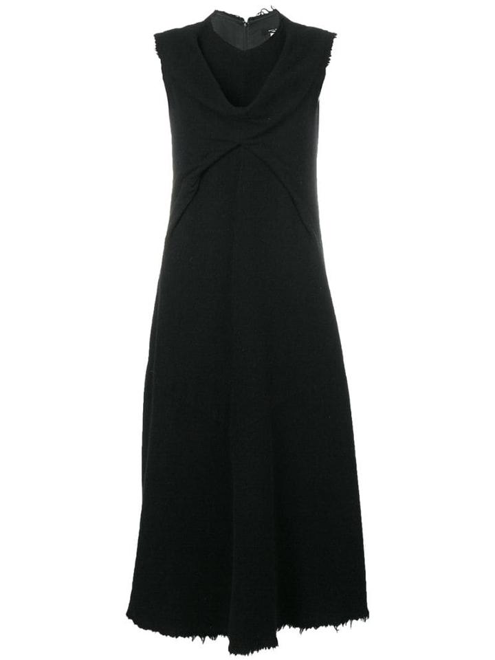 Junya Watanabe Comme Des Garçons Pre-owned Frayed Sleeveless Dress -