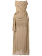 Giuseppe Di Morabito Wrap-around Long Dress - Neutrals