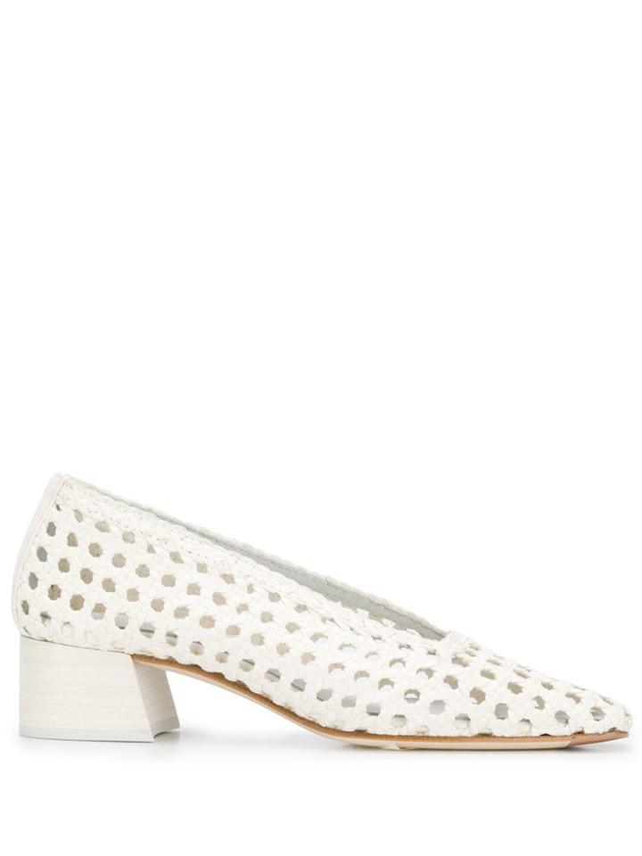 Miista Crochet Pump - White