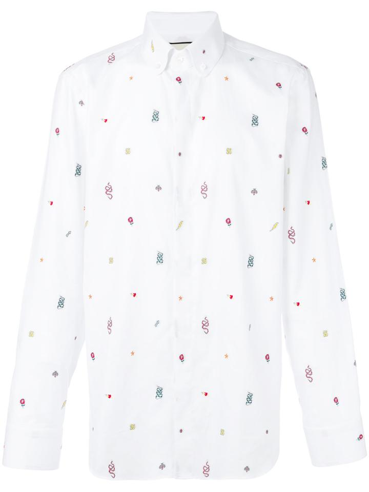 Gucci Symbols Oxford Duke Shirt - White