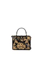 Dolce & Gabbana Velvet Dolce Box Bag - Black