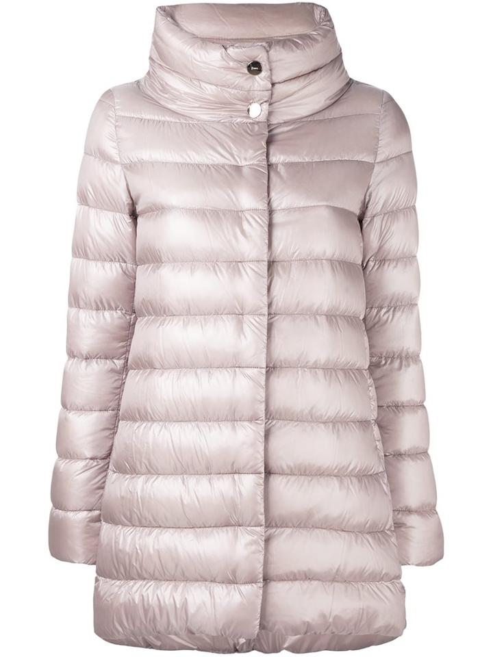 Herno Padded Jacket, Women's, Size: 48, Nude/neutrals, Feather Down/polyamide/acetate