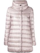 Herno Padded Jacket, Women's, Size: 48, Nude/neutrals, Feather Down/polyamide/acetate