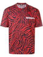 Calvin Klein 205w39nyc Zebra Print T-shirt - Red