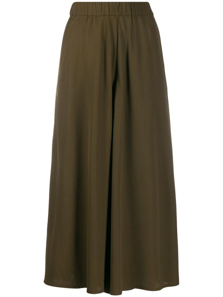 Aspesi Cropped Jersey Trousers - Green