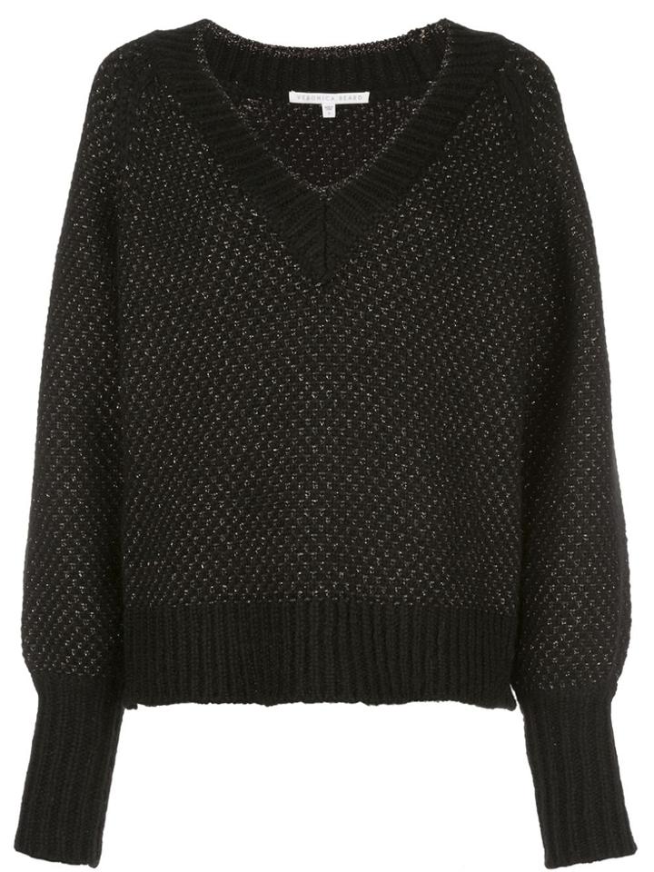 Veronica Beard V-neck Sweater - Black
