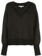 Veronica Beard V-neck Sweater - Black