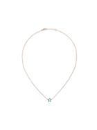 Rosa De La Cruz Turquoise Star Charm Gold Necklace - Metallic