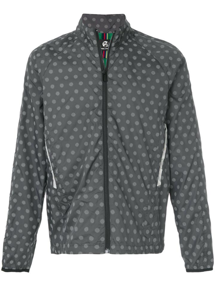Ps By Paul Smith Printed Zip Up Jacket - Grey