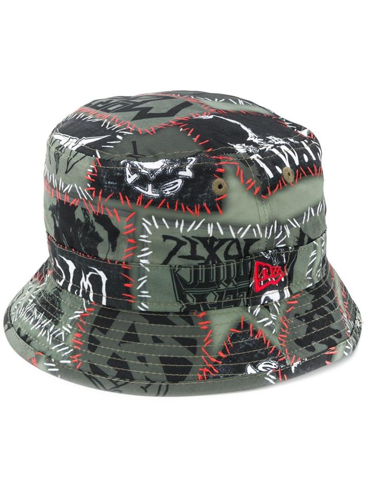 Ktz New Era Monster Bucket Hat - Green