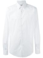 Fashion Clinic Classic Plain Shirt, Men's, Size: 39, White, Cotton/polyamide/spandex/elastane