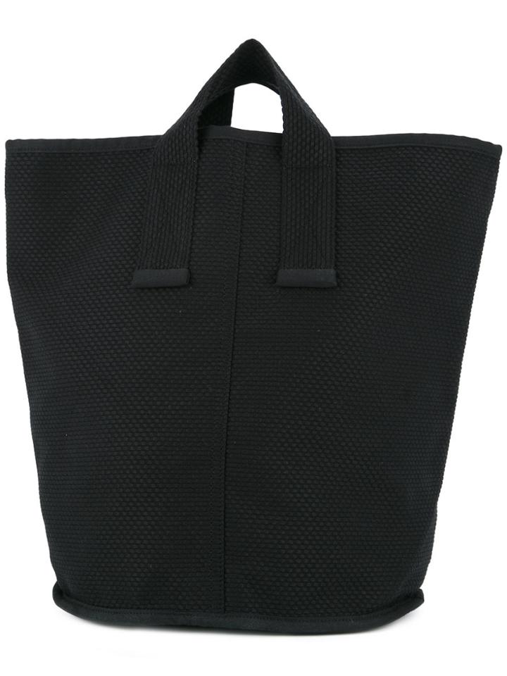 Cabas Medium Laundry Tote - Black