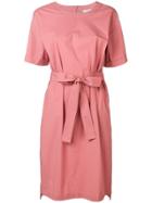 Peserico Belted T-shirt Dress - Pink