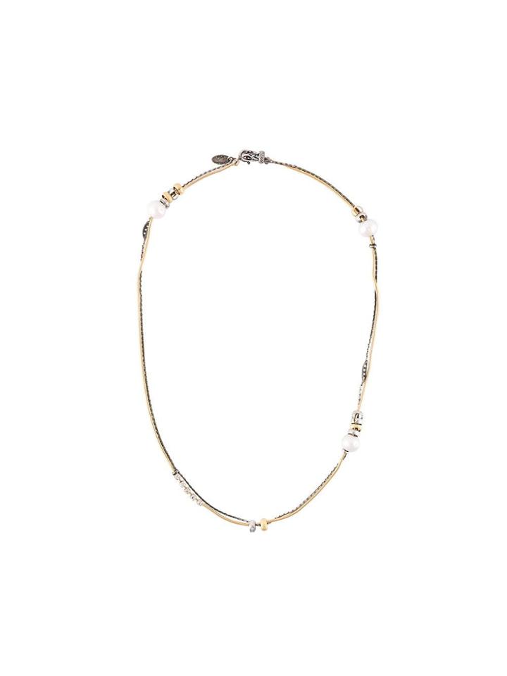 Iosselliani 'silver Heritage' Pearl Necklace - Metallic