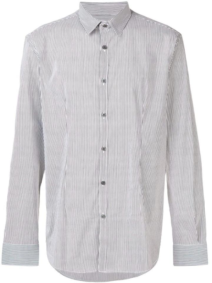 Daniele Alessandrini Long-sleeve Fitted Shirt - Black