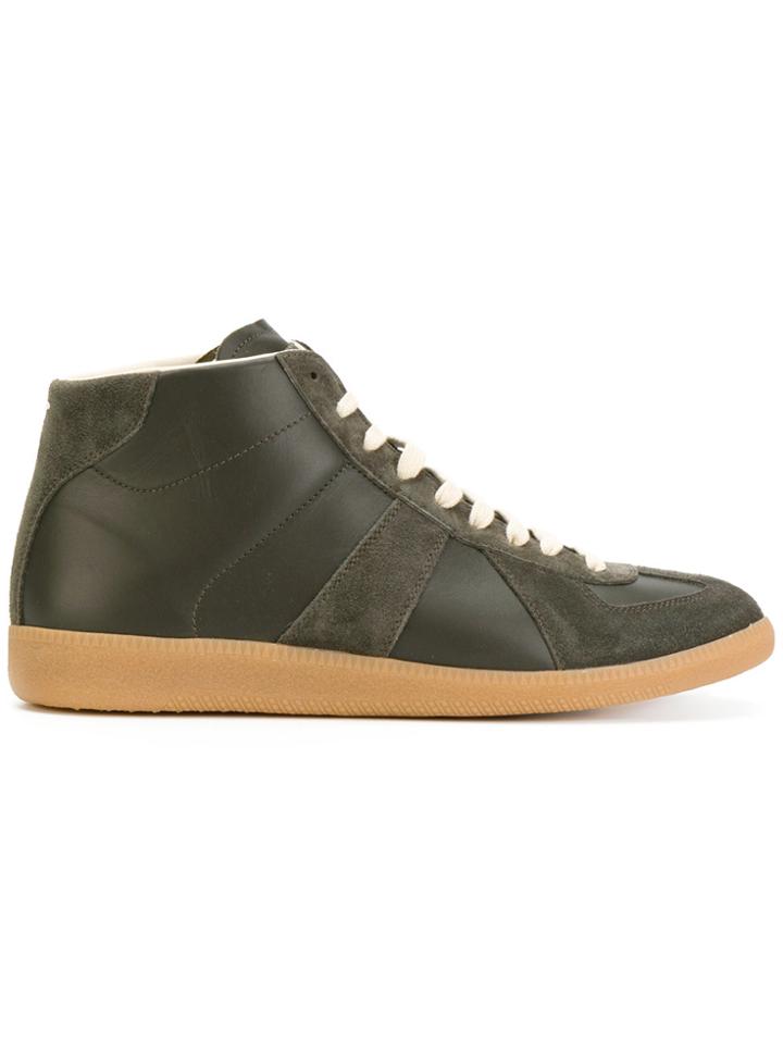 Maison Margiela Replica Hi-top Sneakers - Green