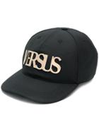 Versus Metallic Logo Baseball-style Hat - Black
