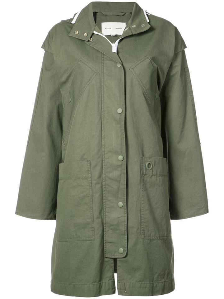 Proenza Schouler Pswl Anorak Coat - Green