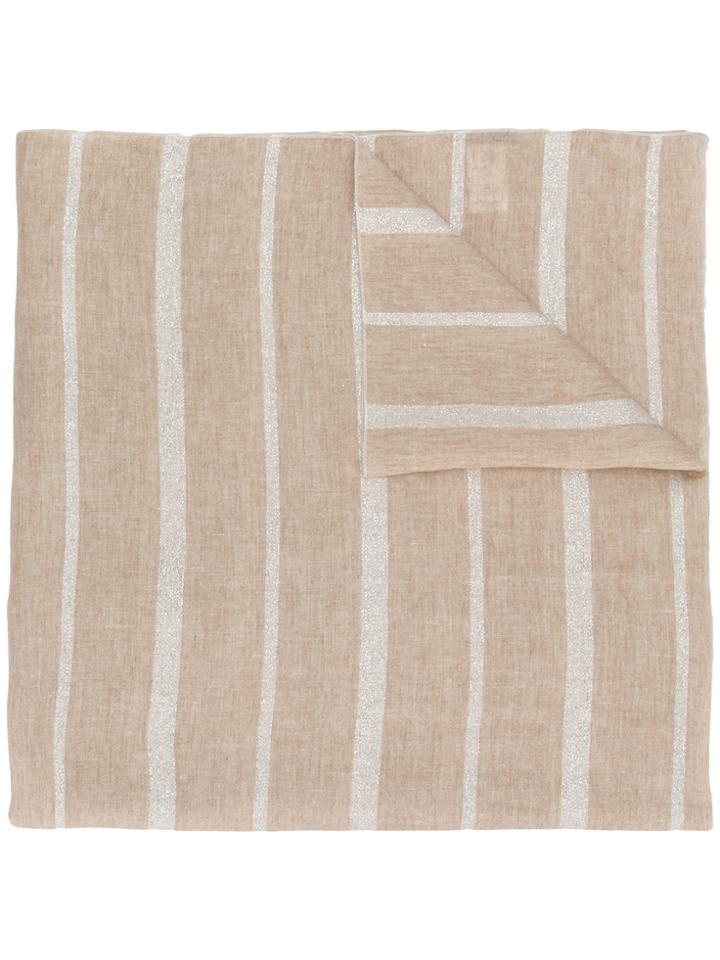 Fabiana Filippi Printed Scarf - Nude & Neutrals
