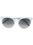 Matthew Williamson Round Frame Sunglasses - Blue